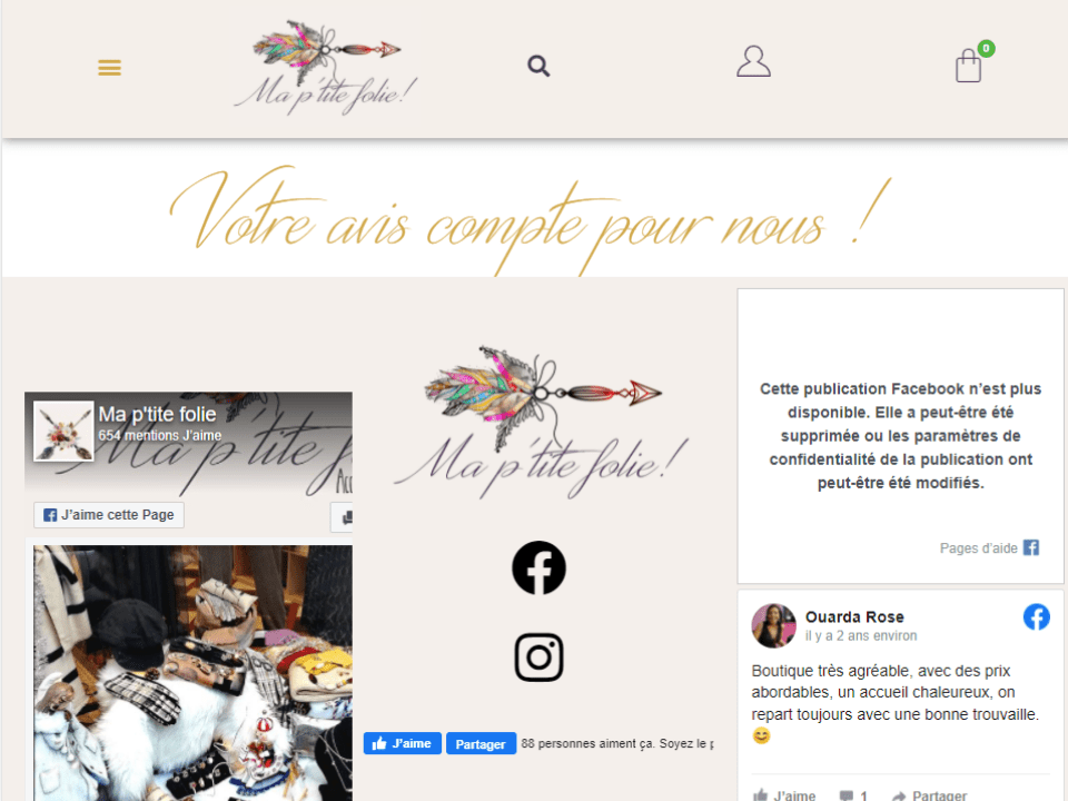 Ma ptite folie galerie photo nos réalisations site internet 4