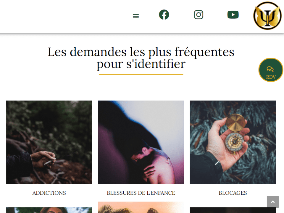 Therapie Hypnose galerie photo nos réalisations site internet 2
