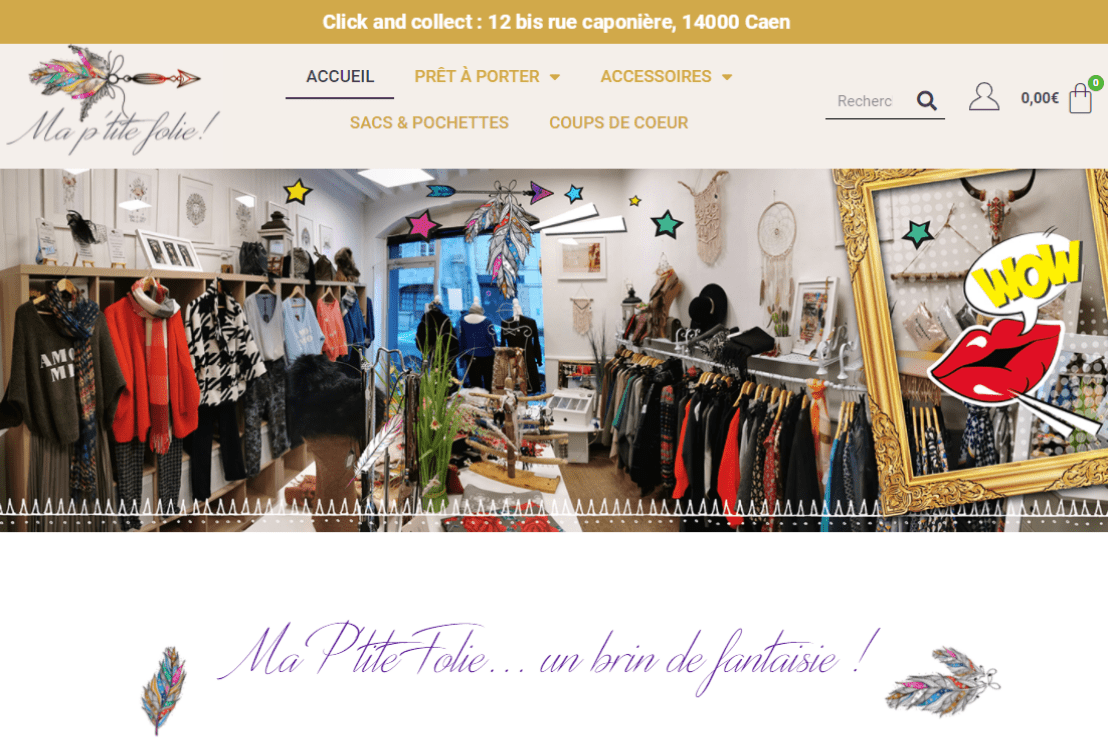 Ma ptite folie site internet