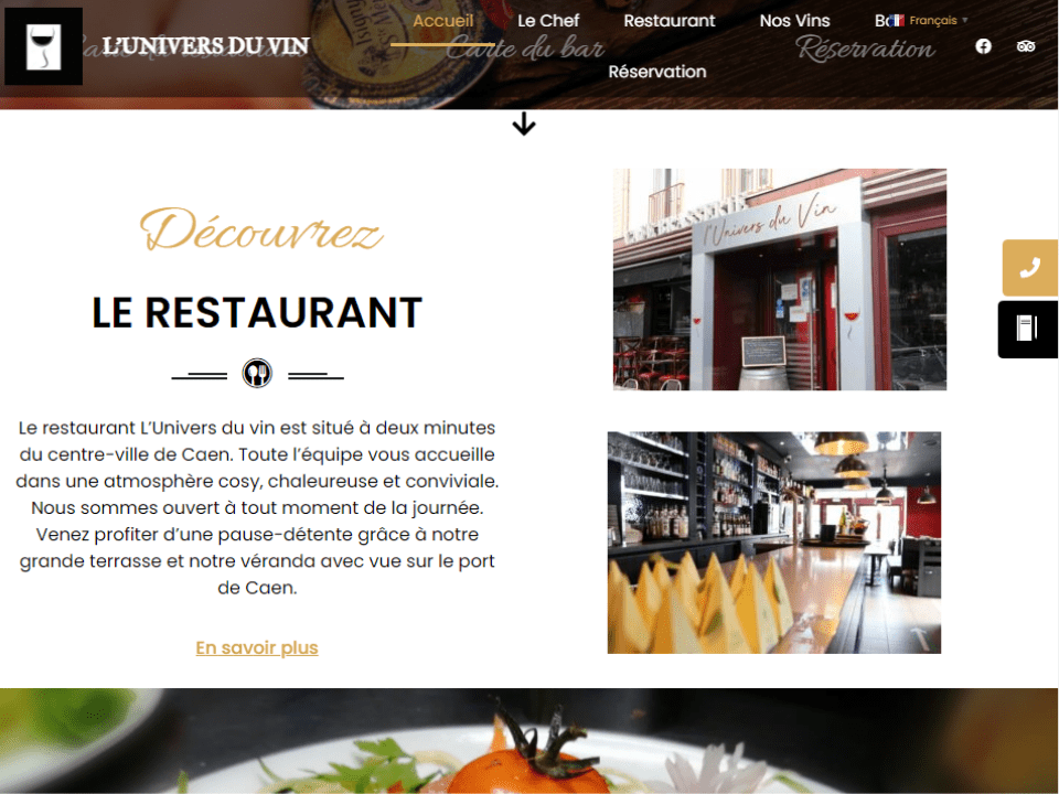 Univers du vin galerie photo nos réalisations site internet 4